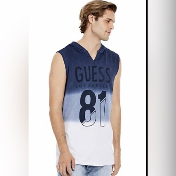 Guess Other - Guess Red and Black Hooded No Sleeveless Top excellent conditions